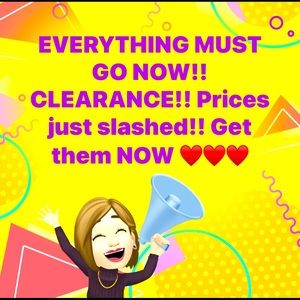 BLACK FRIDAY CLEARANCE! EVERYTHING MUST GO!  DEALS ON ALL ITEMS BUNDKE UP & SAVE